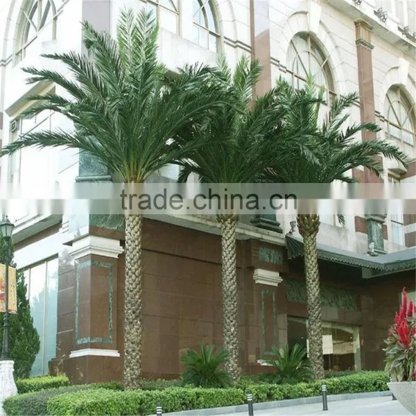 SJ2017200001 Hot Sale Outdoor Decorative Fake Washington Artificial Plastic Palm Tree uv Anti photo-2