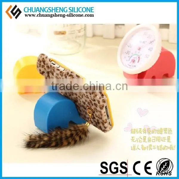 Factory Price Elephant Shape Silicone Cell Phone Stand photo-6