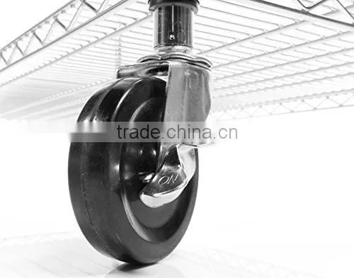 2017 Hot Selling Metal Storage Rack Display Stand With Wheels photo-4