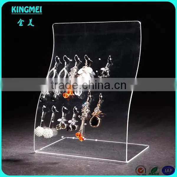 Pop Hot Sale Acrylic Heart Shape Earring Display Stand photo-3