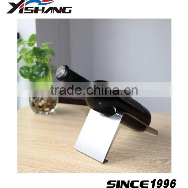 Metal/stainless Steel Single Bottle Wine Rack photo-2