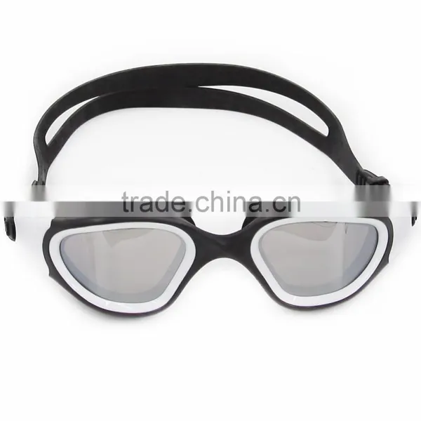 Professional Polarized Blue Silicone Adult Swim Goggles(MM-7202) photo-2