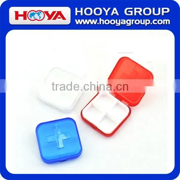 6.5*6.5*2.15cm Pill Box/4 Compartment Capsule Box photo-2