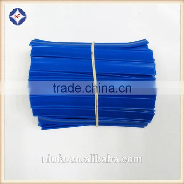High Quality Plastic Coated Double Metal Wire Twist Ties for Bread Bag photo-5