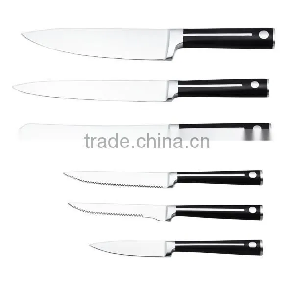 A3386 Fashionable 6pcs Stainless Steel Kitchen Knife Set photo-4