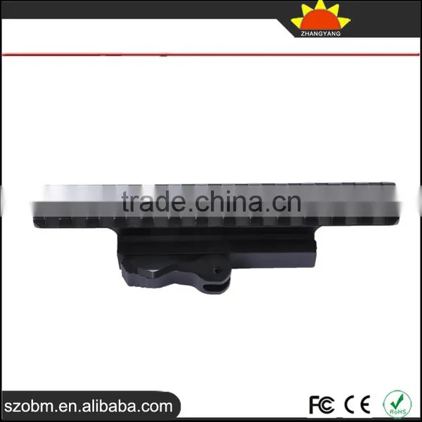 D0038 Aluminum Alloy 21mm Tactical Flashlight Gun Mount Quick Disassembly Rail Adaptor photo-5