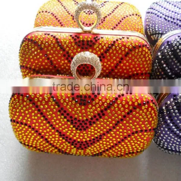 Dense Drilling Rhinestone Evening Clutch Bag photo-4