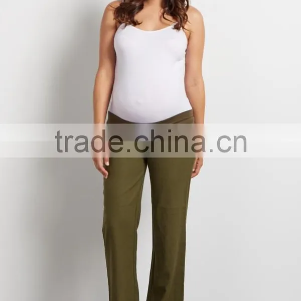Plus Size Palazzo Pants Linen Maternity Pants photo-5