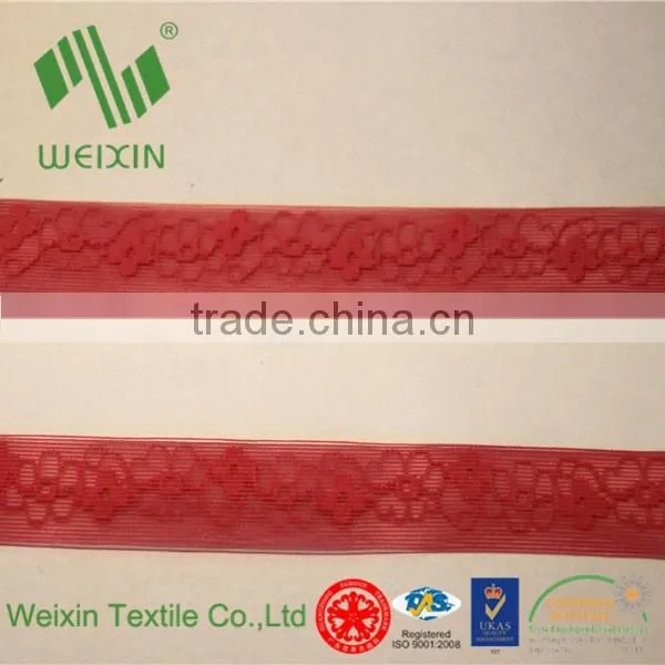 Garment Accesoories Lace Straps Weaving Elastic Webbing 26mm Width photo-2