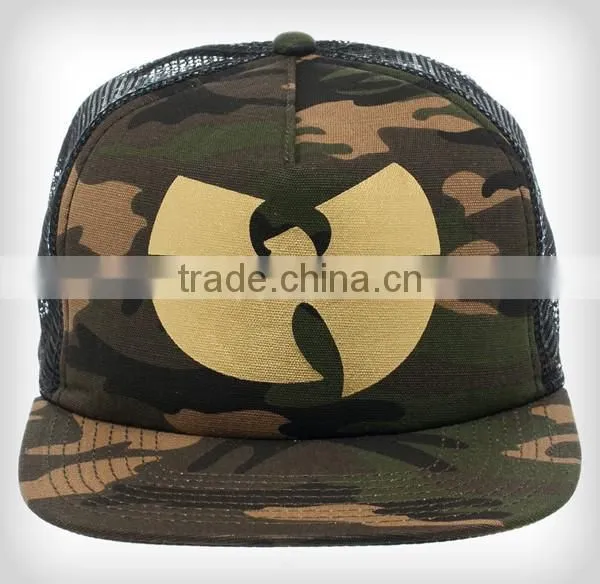 2015 New Style Camo Gold Screen Printed Trucker Hats photo-2