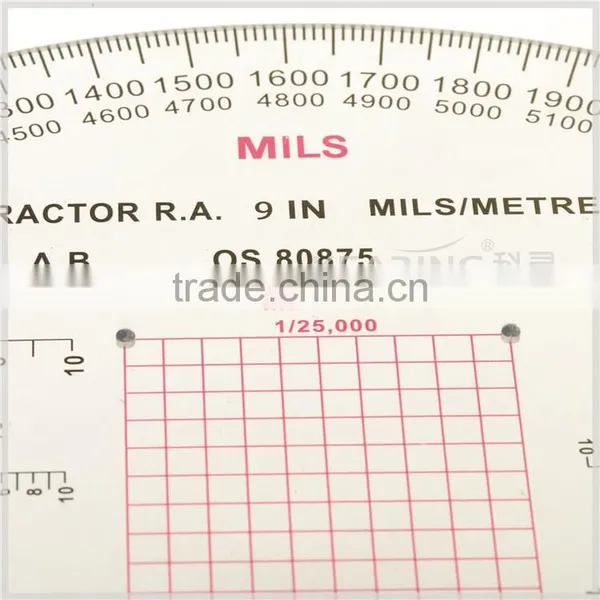 9inch Military Protractor,half Moon Military Protractor,military Map Protractor#KMP-3 photo-2