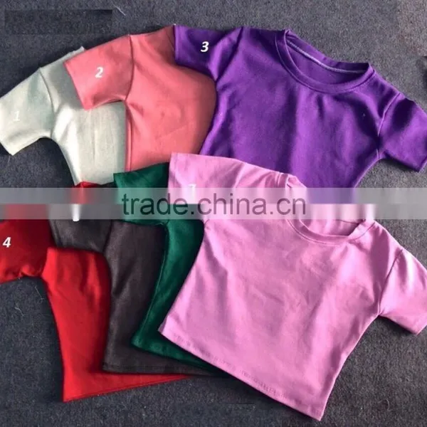 2016 Women's Fashion Croptop T-shirt , Blank T-shirt photo-2