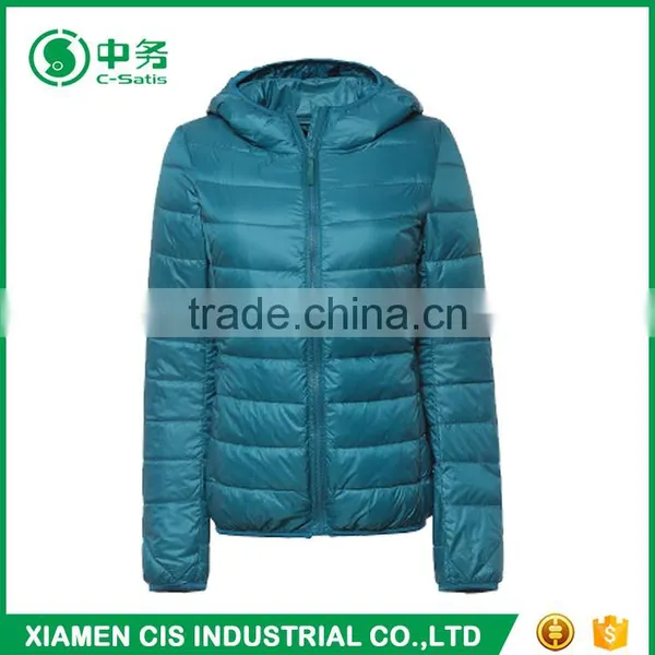 New Style Winter Ultra Light Slim Fit Women Goose Down Filled Jacket photo-6