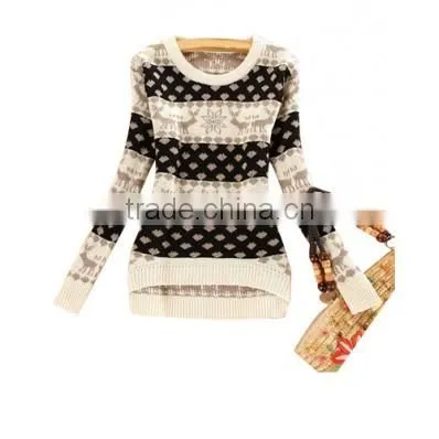 2106 New Christmas Women Pullover Sweater With Long Sleeve photo-2