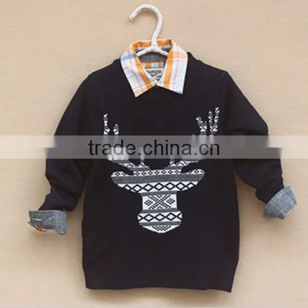 Goods For Children Clothes 2015 Autumn Winter Children's Clothing Pullovers Boys Sweaters photo-3