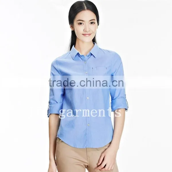 Double Collar Dress Shirts for Women photo-5