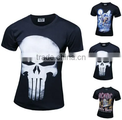 Mens O Neck Fashion Tshirt With Cartoon Pattern photo-2