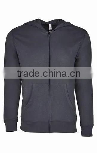 Next Level Apparel Unisex Sueded Full-Zip Hoody - Made From 60% Combed Ring-spun Cotton and 40% Polyester Sueded Jersey. photo-6