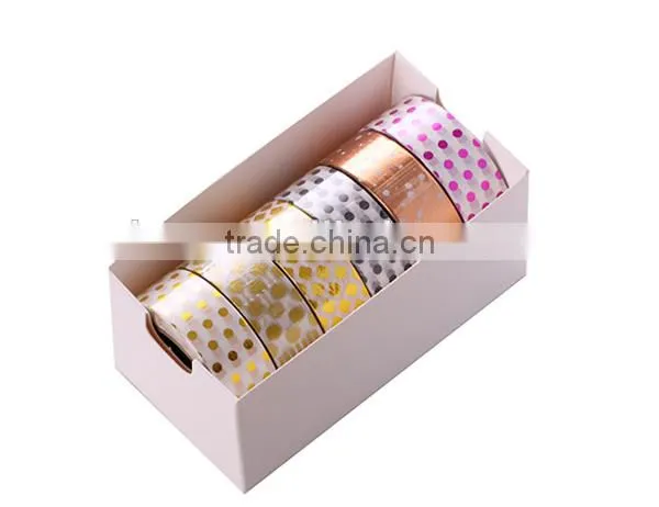 Pokla Dot Foil Washi Paper Tape photo-3
