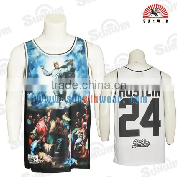 Custom Sublimation Basketball Jersey Pictures photo-3