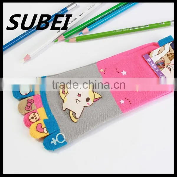 2016 Winter New Creative Cartoon Toe Socks in Tube Socks photo-4