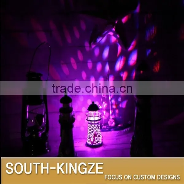 LED Lightable Iron Metal Lighting Tower Desktop Decoration photo-3