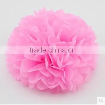 Beautiful Colored Tissue Paper Pompoms for Party Decoration