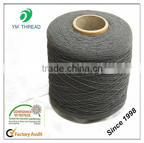 Manufacturing 100% Polyester Covering Rubber Yarn photo-3