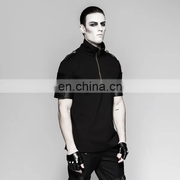 Men's Biker Leather Gloves Punk Rave S-215 photo-3