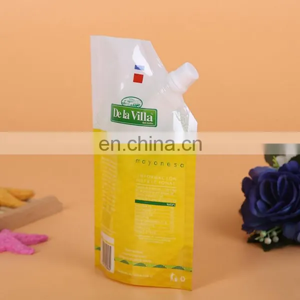 Wholesale Custom Design Pouch Plastic Spout Pouch Plastic Drinking Water Bag For Juice/Milk/Beer/Wine photo-3