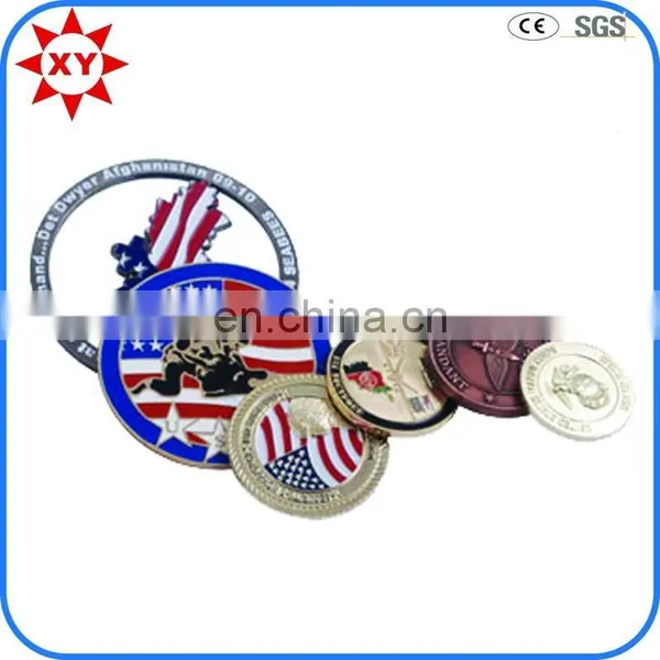 Hot Sale Souvenir Gift Peacock Hard Enamel Gold Coin photo-5