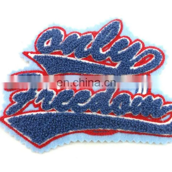 Custom Polyester Embroidery Towel Chenille Patches photo-4