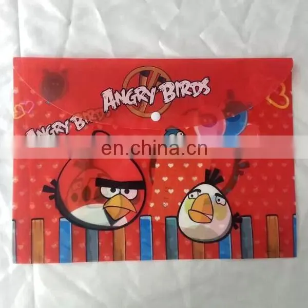 Eco-friendly PP Material Cartoon Character CMYK Printing L-shaped pp File Folder photo-2