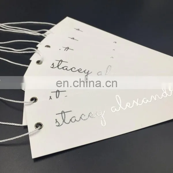 Garment Crownwin Recycled Jeans Paper Hang Tag With Logo Hang Tags photo-2