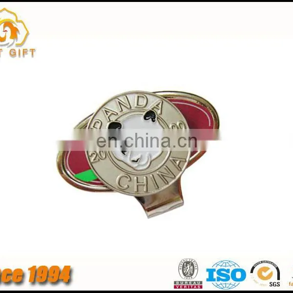 Guangdong Factory Custom Logo Golf Ball Marker Epoxy Animel Magnetic Golf Hat Clips photo-4