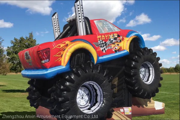 High Quality Monster Truck Combo Bounce House Slide Combo for Birthday Party photo-4