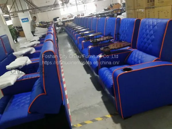 High End Commercial Vip Cinema Seating,theme Hall Movie Theater Sofa With Tray