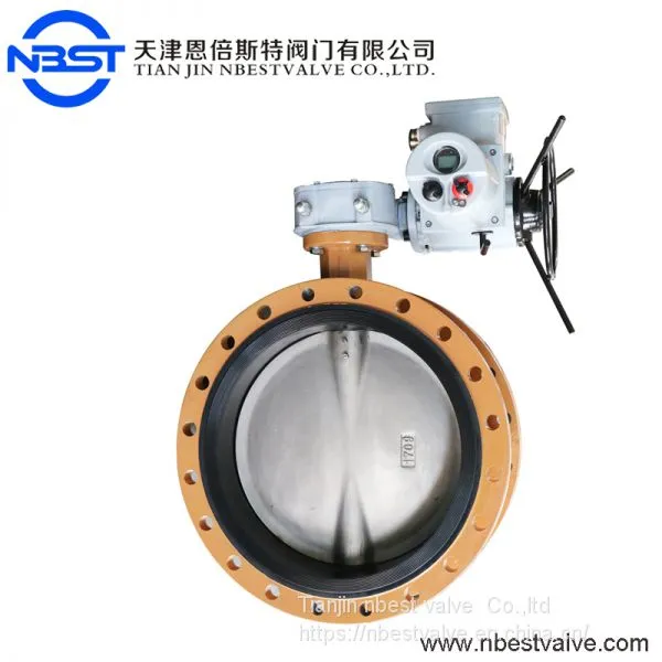 DN2000 WCB Body Pn10 Flanged Butterfly Valve photo-2