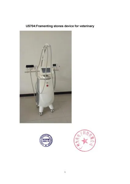 Fragment Stones Device for Veterinary