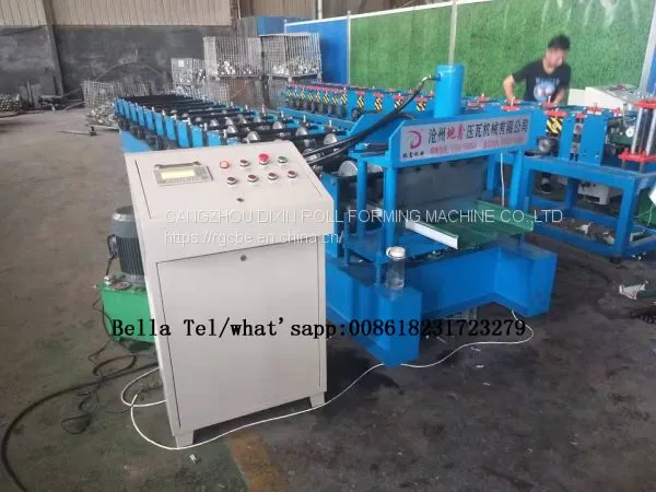 Standing Seam New Metal Wall Panel Roofing Cold Profile Roll Forming Machine photo-2