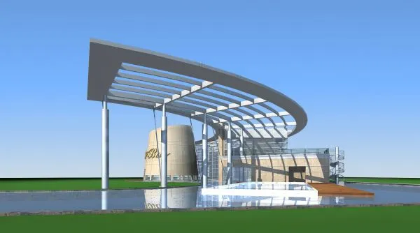 Pre Engineered Buildings Light Grey Industrial Steel Structure photo-2