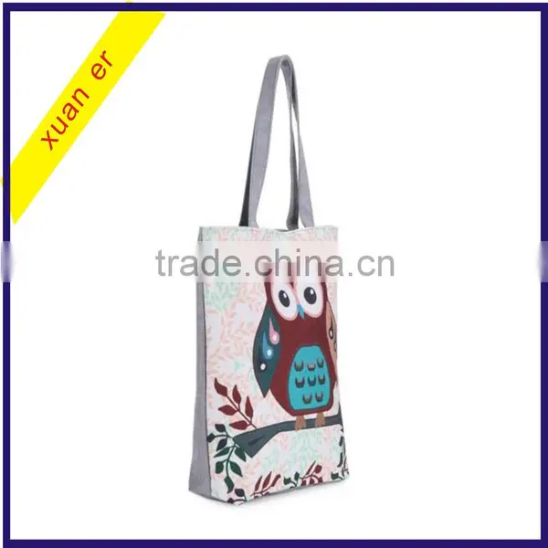 Wholesale Custom Printed Ladies Canvas Tote Bag From China Supplier photo-2