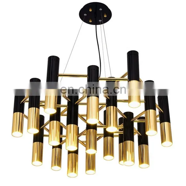 Modern Nordic Design Aluminum Gold Black Led Pendant Light photo-7