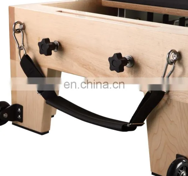 DZSZ High Quality Direct Factory Bed Pilates White Maple Wood Reformer Equipment Elina Pilates Reformer photo-5