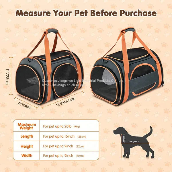 Carrier With Big Space, 5 Mesh Windows, 4 Open Doors for Comfortable Travelling Luxury Designer Dog Carrier photo-4