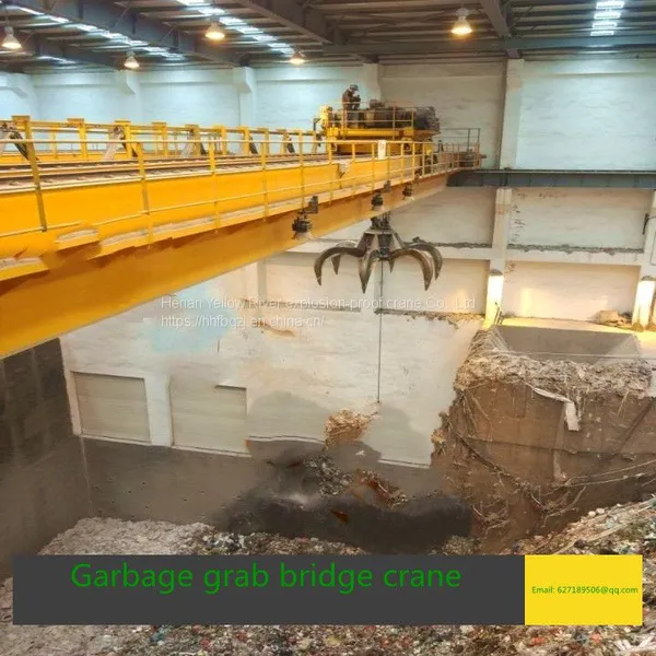 China's High Quality and Low Price 45 Ton Garbage Grab Bridge Double Beam Crane, Power Plant Double Beam Crane, Grab Dou photo-4