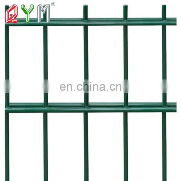 Green Galvanized Powder Coated 868 Double Wire Mesh Fence photo-4