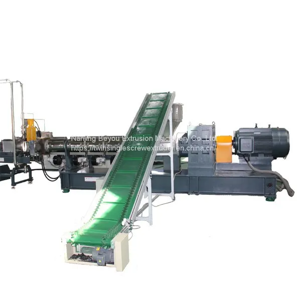 Single screw extruder production line