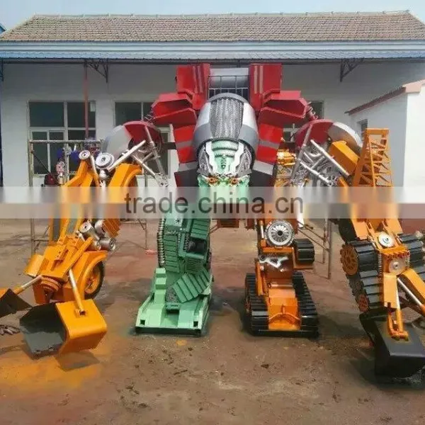 Ironhide Large Outdoor Sculpture Cartoon Figure Iron Man Sculpture for Public Plaza Exhibition Celebration photo-2