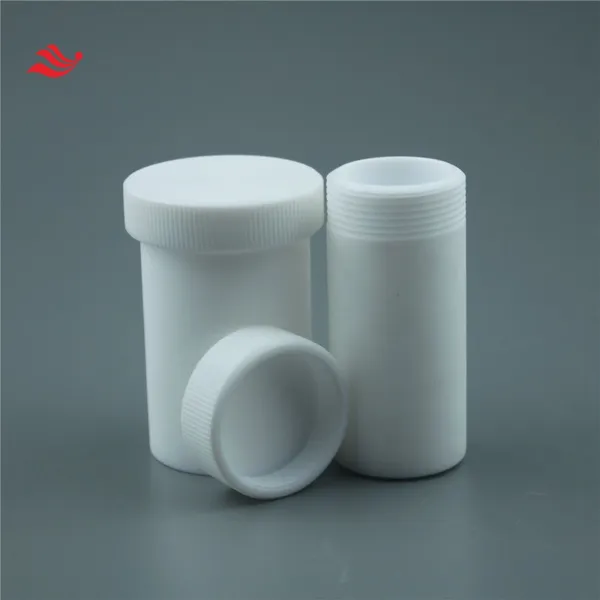 100ML PTFE Digestion Vessel Flat Interior Flat Exterior With Threaded Cover photo-3